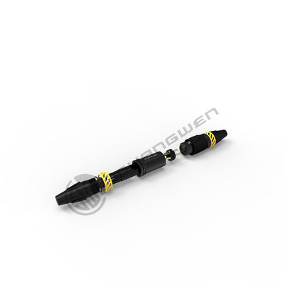Black Small Power XLR Connector Waterproof IP65 Connector 3 Pin Male Plug