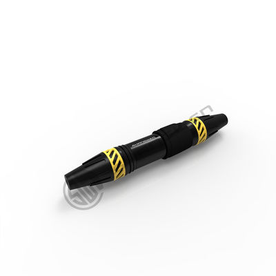Black Small Power XLR Connector Waterproof IP65 Connector 3 Pin Male Plug