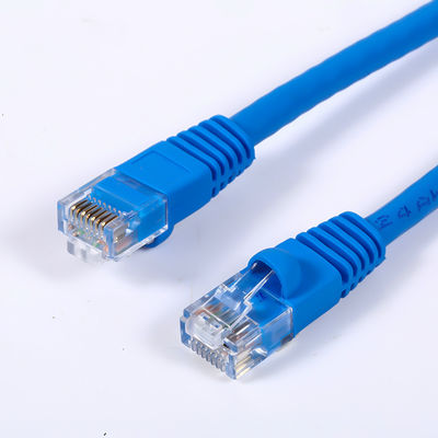 Cat5E Cat 6 Cat6a UTP Ethernet Patch Cable Round For Communicate