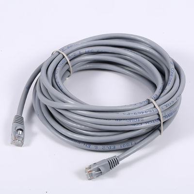 Cat5E Cat 6 Cat6a UTP Ethernet Patch Cable Round For Communicate