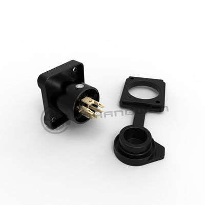 China Manufacturer Outdoor Waterproof 5 Pins Connector XLR Audio Male Socket 5 Pin Connector XLR Male Socket