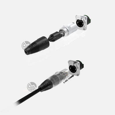 IP67 водонепроницаемый Rj45 Ethernet подключатель шасси женское и мужское использование в помещении