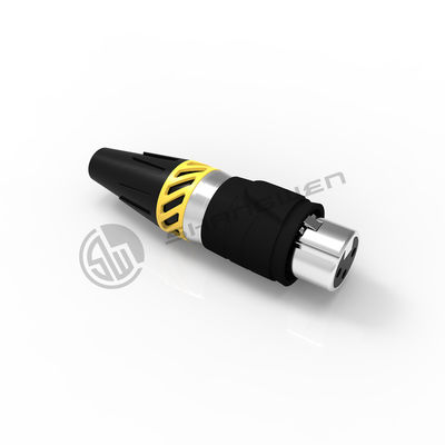 16A Wire XLR Connector 3 Pin Waterproof Ip65 Female Plug Внешний