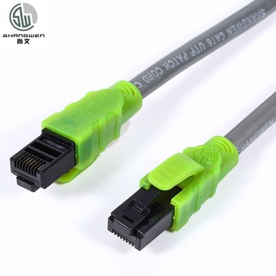 Светящийся Ethernet Patch Cable 4P PVC LSZH Jacket Высокоскоростной медный кабель