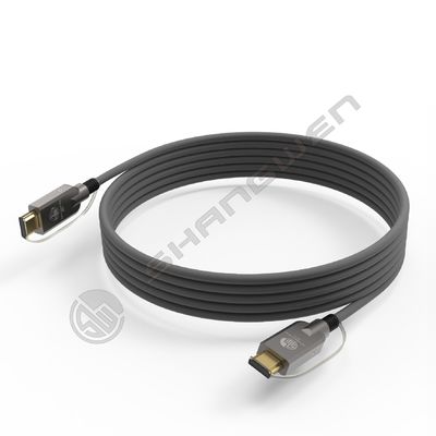 2.1 HD Ссылка порта волоконно-оптический кабель TPU Shell Нержавеющая сталь 304 бронированная труба Силиконовый линейный чип 4K 60Hz 8K 144Hz OD 6.0mm