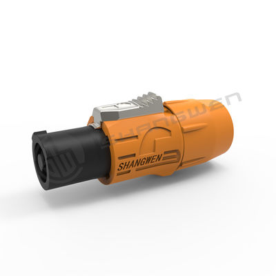 Наружный светодиодный дисплей водонепроницаемый Powerkon Промышленная авиация вставка разъема входного порта для IP65 трехъядерного мужского разъема