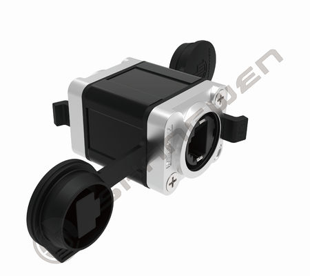 Внешние водонепроницаемые разъемы Ethercon RJ45 Женский адаптер для сети Cat5e