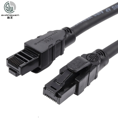 Экранированный кабель UTP CAT6 для сети с разъемами RJ45 и 100% бескислородной медью, сертифицированный CE UL