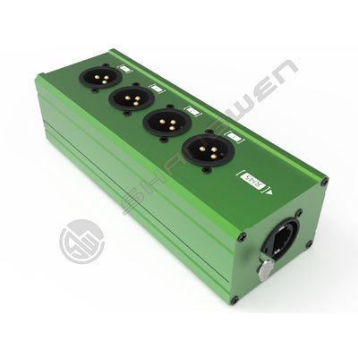 Audio DMX Network Cable Extender MAXIMON 4 Channel  with RJ45 to 4 XLR Male Female Extender Box