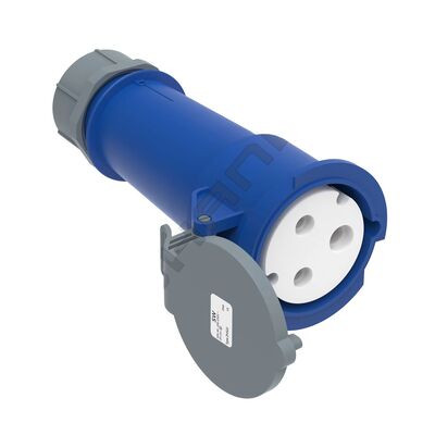 Промышленный трехконечный разъем 32A 220V-250V 50/60Hz 3P 6h 2P+E IP44 CEE/IEC IP44 Водонепроницаемый авиационный женский промышленный разъем