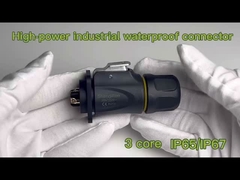 Высокомощный мужской женский разъединитель IP65 IP67 3 ядра водонепроницаемый разъединитель наружной