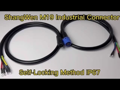 M19 Женский электрический соединитель IP67 6 штифтов водонепроницаемый соединитель промышленный