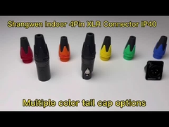 4 штиф XLR соединителя розетка мужской электрический соединитель D типа формы