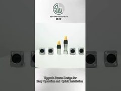 IP65 водонепроницаемая Rj45 мужской и женский разъединитель металлическая кнопка Модель обновления