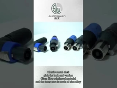 Женский 4-конечный подключатель для громкоговорителя с быстрой блокировкой для промышленной электроники