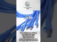 ODM многоядерный медный кабель сети данных Ethernet Lan Cat6A UTP 4 пары 24 Awg кабель